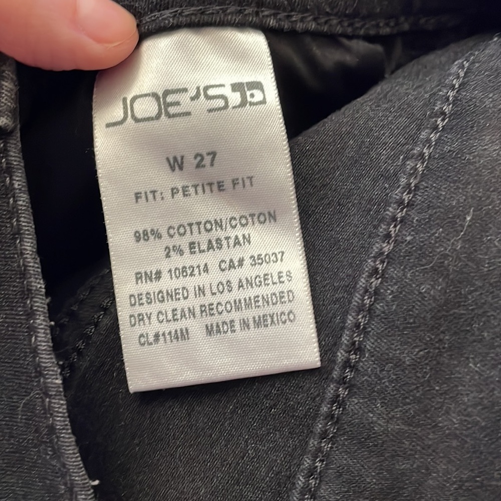 Joe’s Jeans - Black Skinny Jeans - Picture 2 of 3